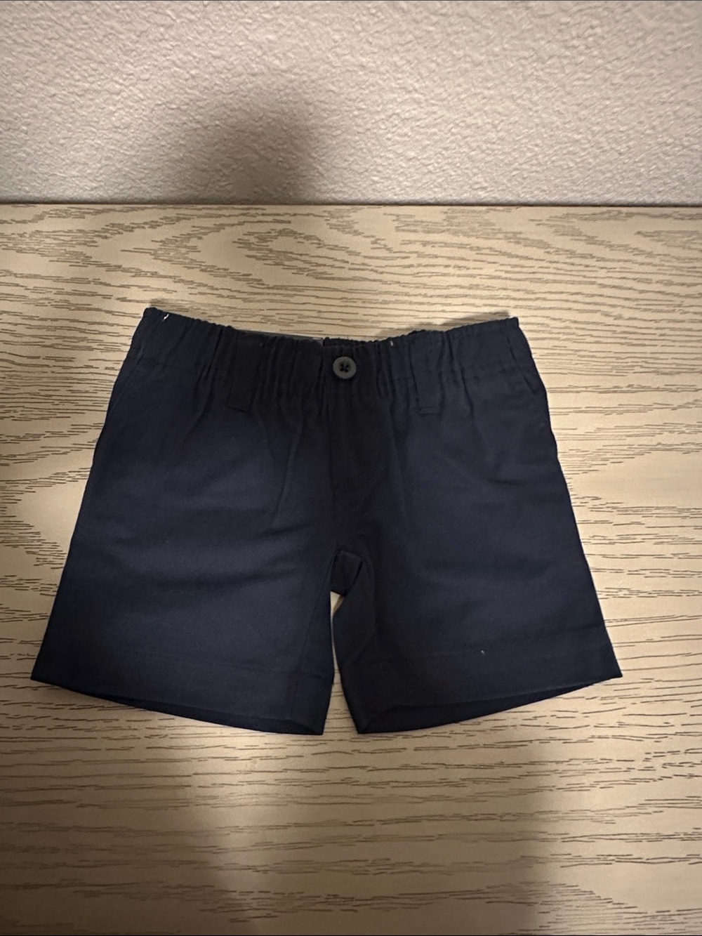 Nautica Dark Navy Elastic-Waist Kids Shorts